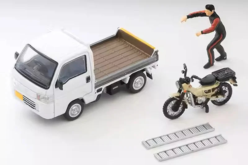 **Pre-Order** TLV 1:64 Pick up + Motocycle 2501 Diecast Model Car
