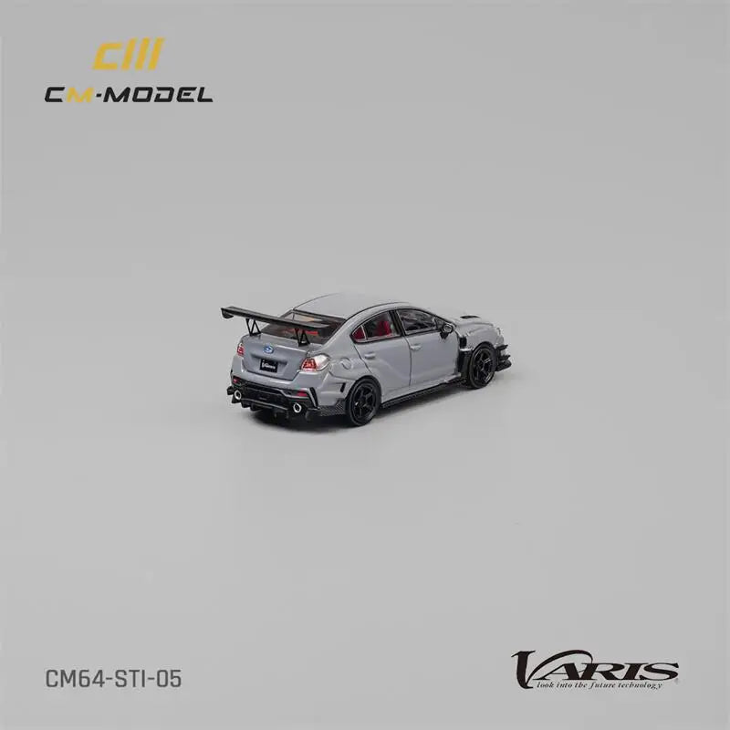CM MODEL 1:64 STI Varis Widebody 1.0 Gray Diecast Model Car