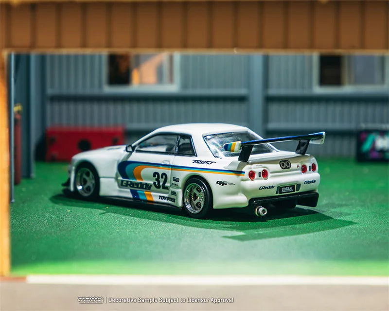 Tarmac Works TW x Mijo 1:64 GTR R32 JONSIBAL #32 DESIGNWORKS GREDDY LIMITED EDITION Diecast Model Car