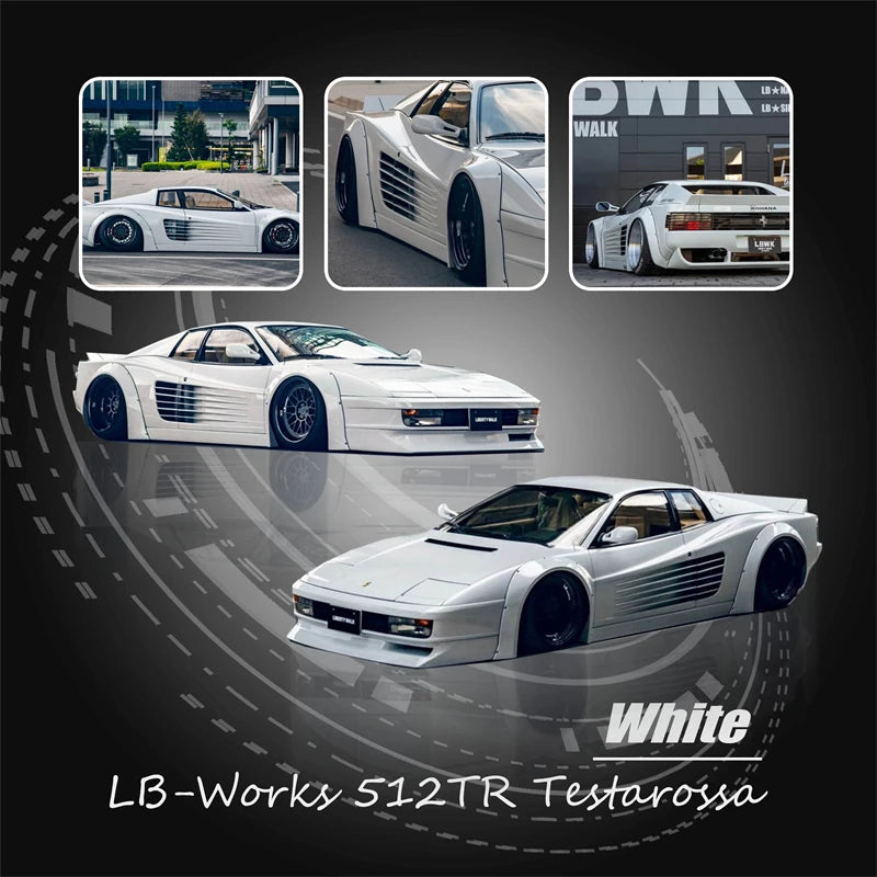 Star Model 1:64 LBWK LB-Works 512TR Testarossa Limited999 Diecast Model Car