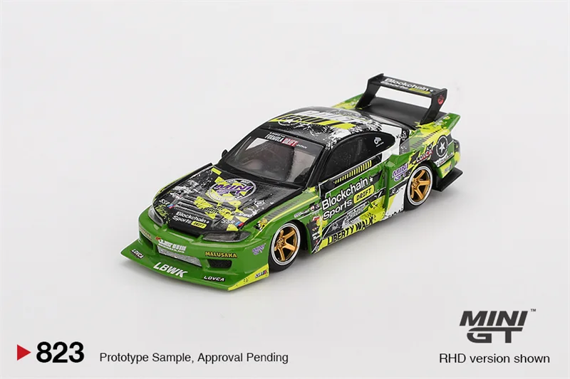 MINI GT 1:64 720S GT3 Evo Rally LB-SUPER S15 SILVIA MURCIELAGO Black Diecast Model Car