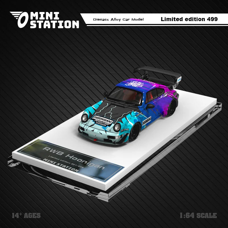 Mini Station 1:64 RWB 964 / Beetle/ T1 Van Block43 Stella Artois Diecast Model Car