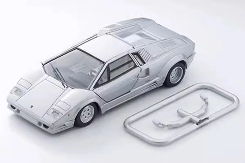**Pre-Order** TLV 1:64 Countach 25th Silver Diecast Model Car