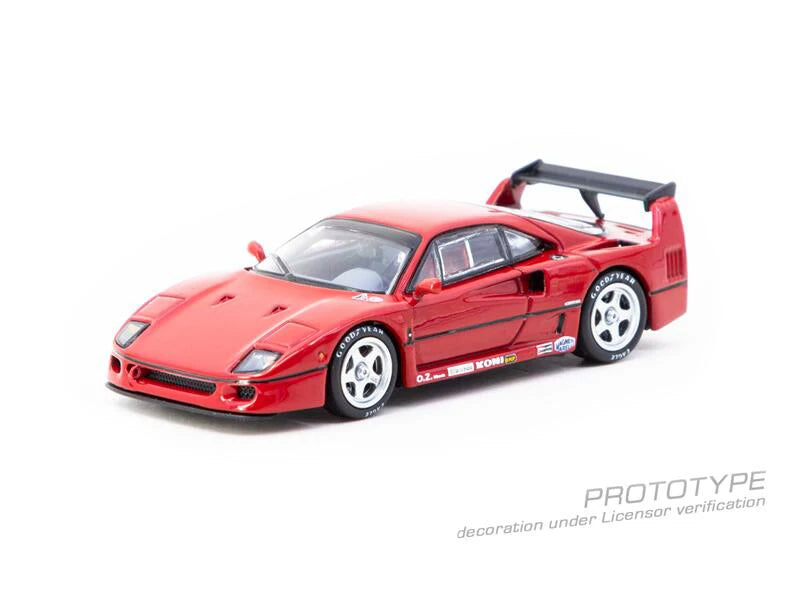 Tarmac Works 1:64 A4 Quattro Macau Guia Race 1996 Winner Frank Biela / F40 Red Die-Cast Car Model Miniature Gifts