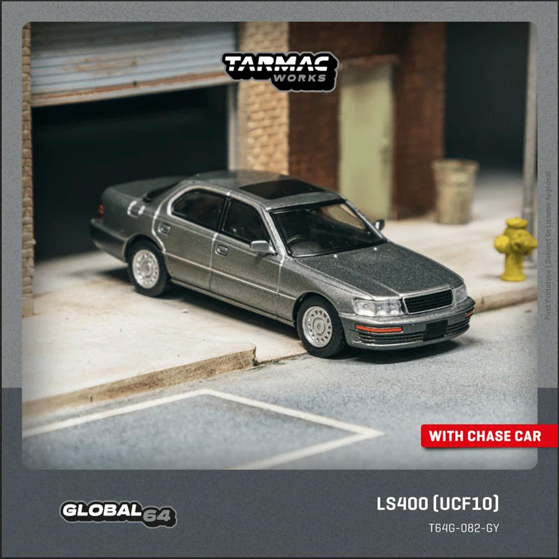 Tarmac Works 1:64 Skyline 2000 KPGC110 / LS400 UCF10 Die-Cast Car Model Miniature Gifts