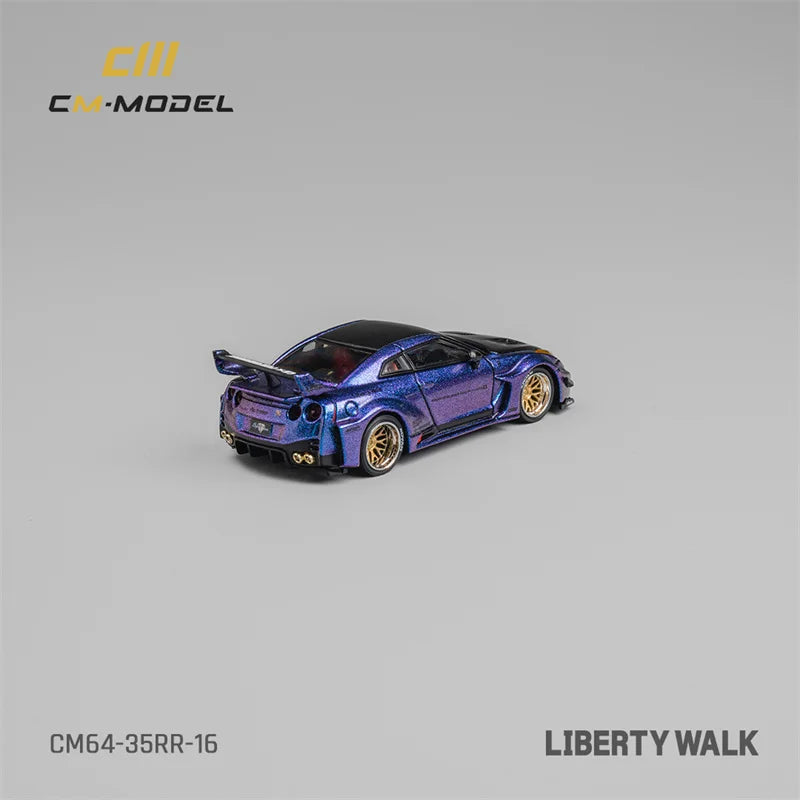 CM MODEL 1:64 LBWK 35GT-RR chameleon with carhor Nireus LBWK 35GTRR Diecast Model Car