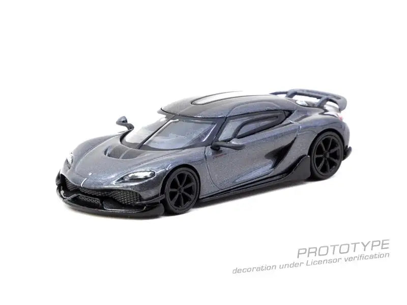 Tarmac Works 1:64 Gemera Grey Die-Cast Car Model Miniature Gifts