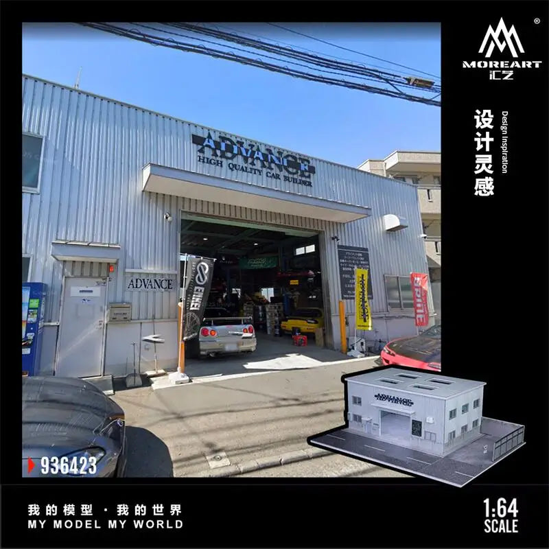 MoreArt 1:64 Repair Shop Diorama