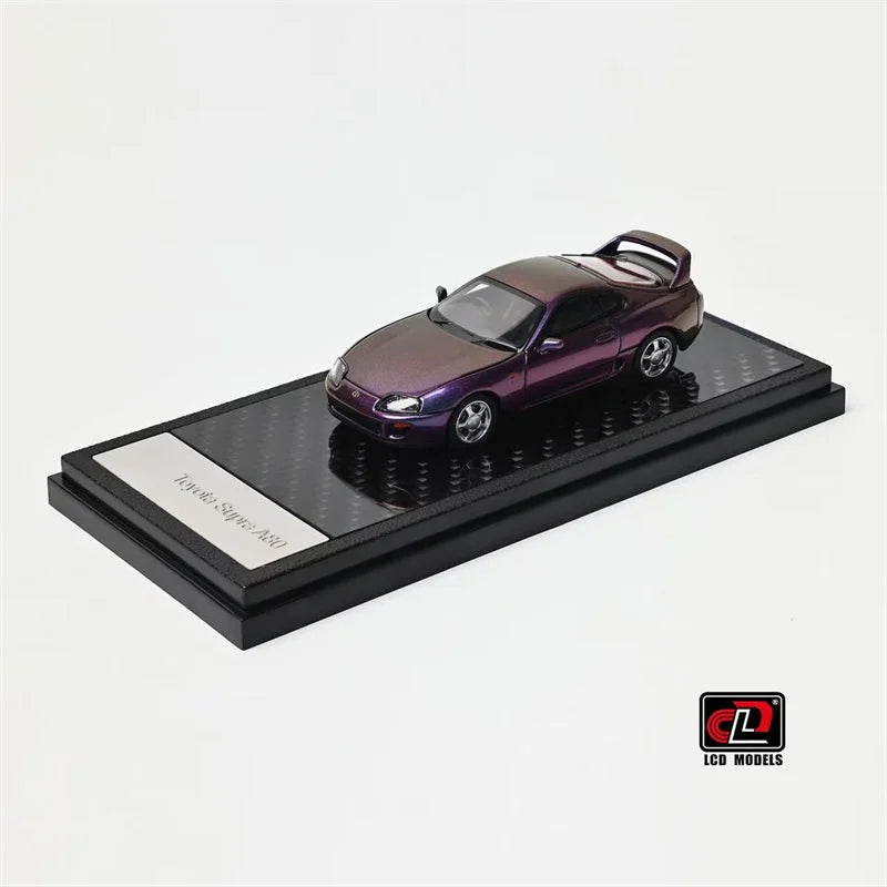 LCD 1:64 Supra Mk4 A80 Yellow / Blue / Green / Magic Purple Diecast Model Car