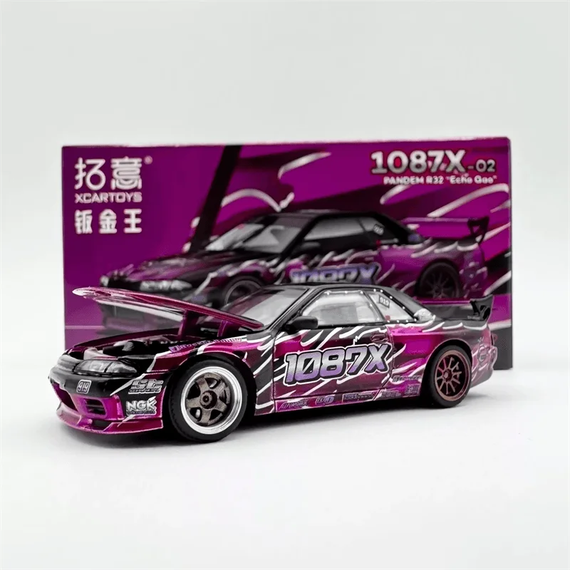 Xcartoys x Pop Race 1:64 PANDEM ELISE & TRUCK / RWB930 & TRUCK / RWB930 / R32 Diecast Collector's Vehicle Model Car