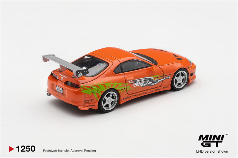 [PreSale]  MINI GT 1:64 Toyota Supra BOMEX The Fast and the Furious Brian O'Conner LHD MGT01250 Diecast Model Car
