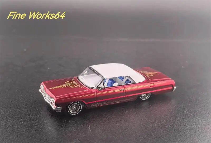 Fine works64 1:64 Impala West Coast Bouncing Cars Diecast Model Car