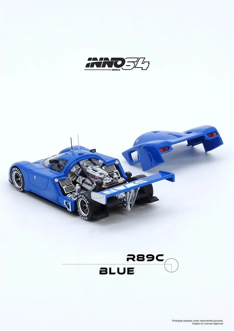 INNO 1:64 R89C Blue Die-Cast Car Model Collection Miniature