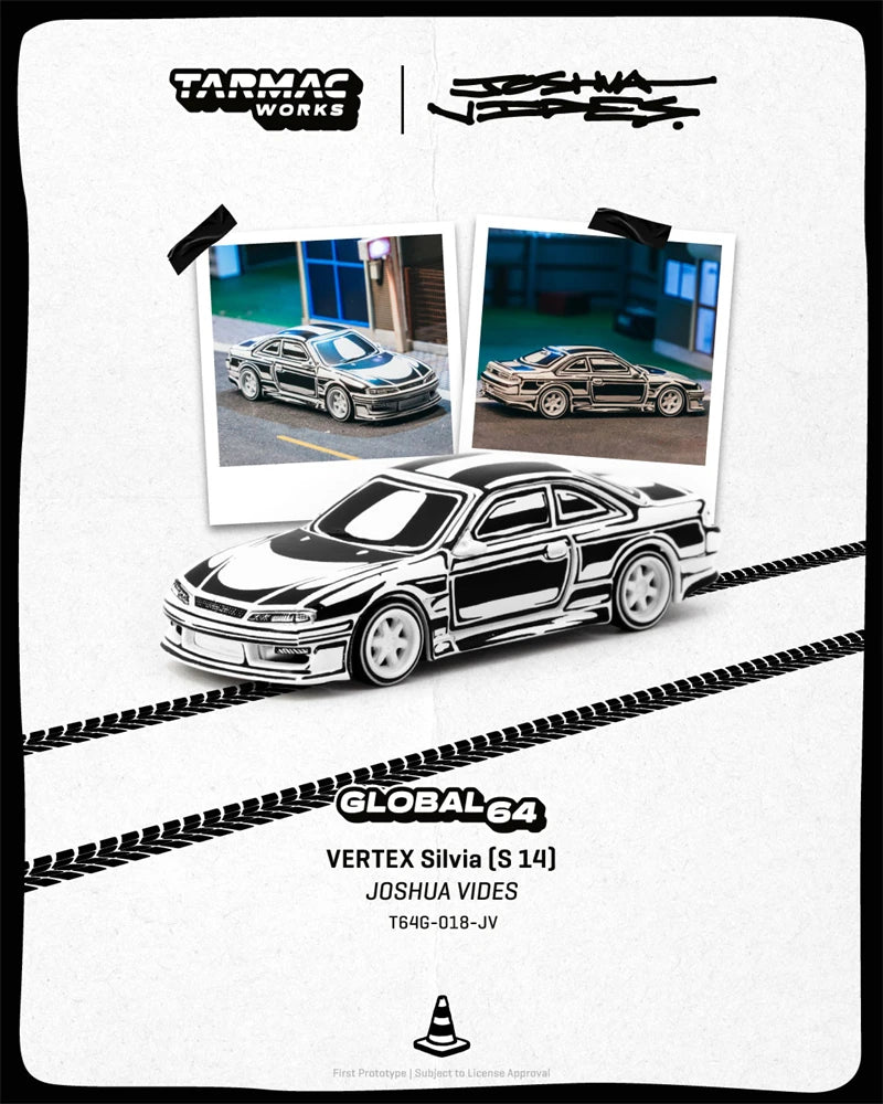 Tarmac Works 1:64 W14 / RWB993 Supra S14 / Carrera RS Die-Cast Car Model Miniature Gifts