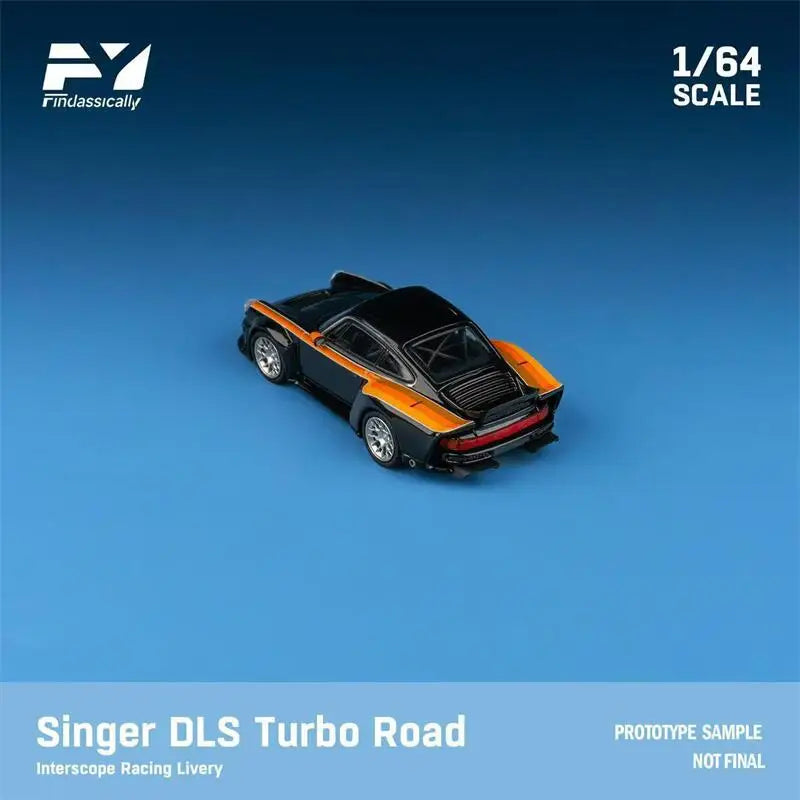 [PreSale] Findclassically 1:64 Singer DLS Turbo Track / Road Black limited500 Diecast Model Car