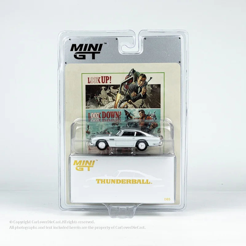 MINI GT 1:64 DB5 007 Goldfinger Thunderball RHD Diecast Model Car