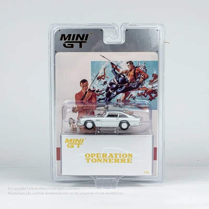 MINI GT 1:64 DB5 007 Goldfinger Thunderball RHD Diecast Model Car
