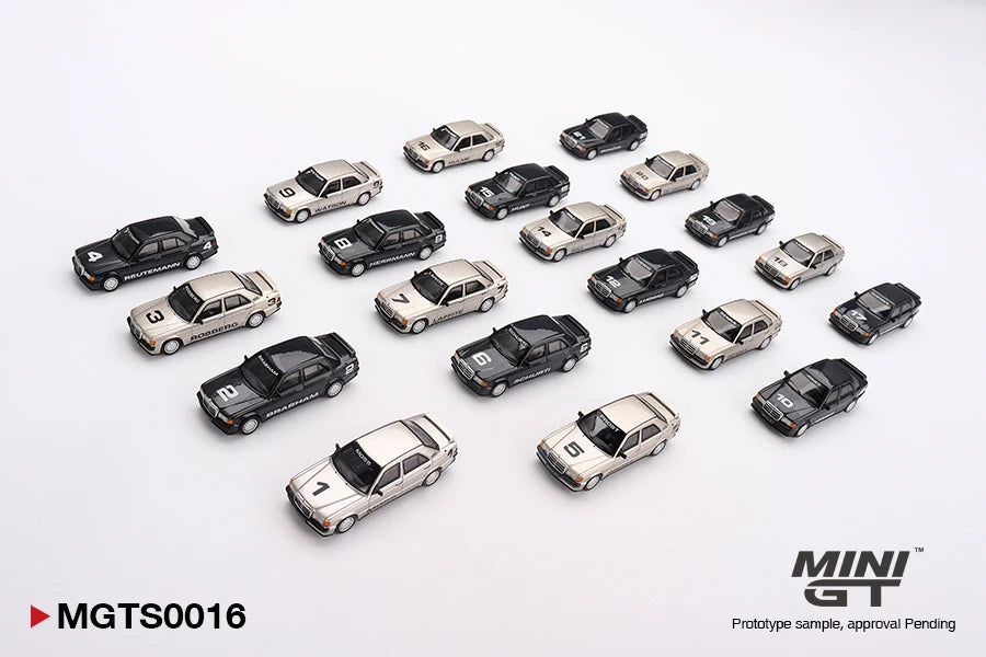 MINI GT 1:64 190E Senna 1984 20cars Set TYPE R 2024 LB-Silhouette WORKS MURCIELAGO Evo Diecast Model Car