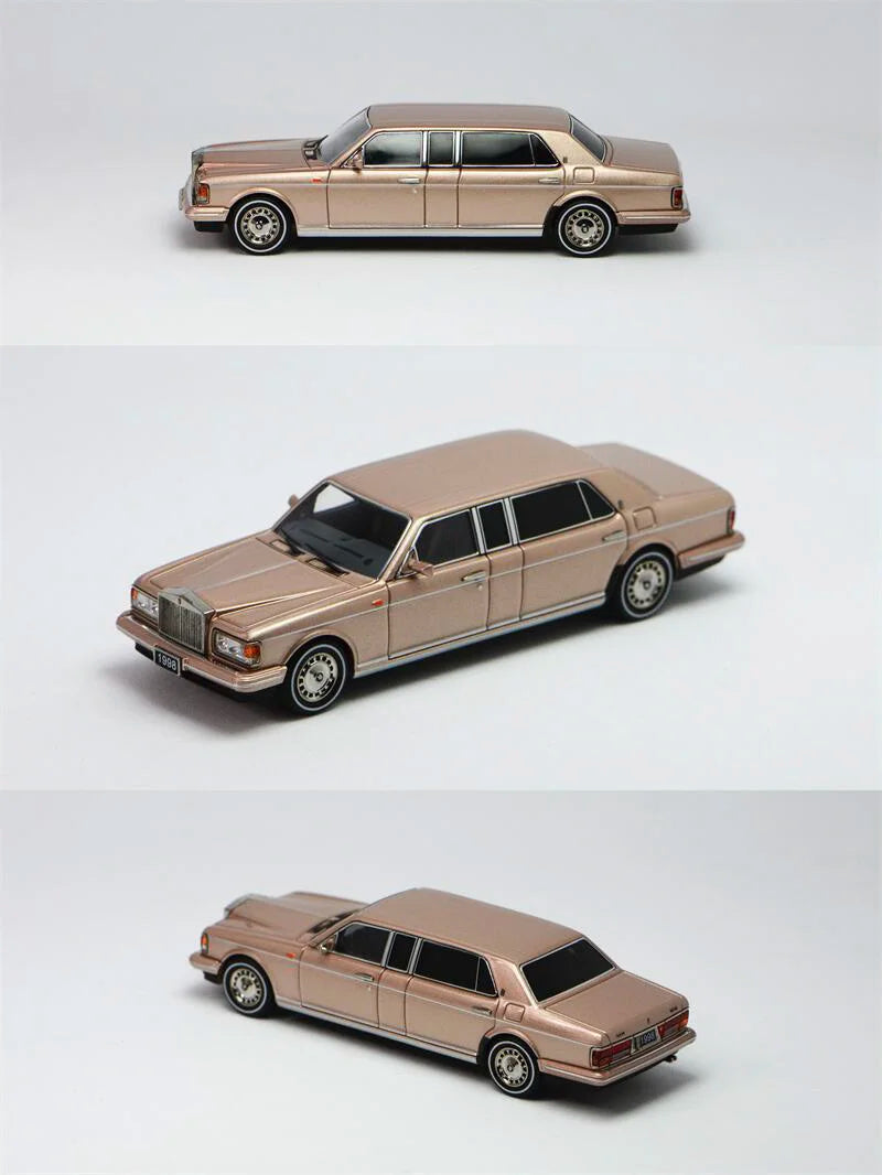 GFCC 1:64 Silver Spur extended version Die-Cast Car Model Miniature Gifts