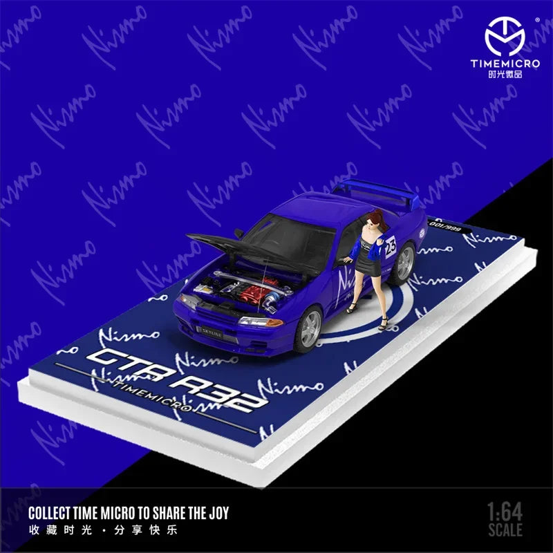 [PreSale]  Time Micro 1:64 GTR R32 Diecast Model Car