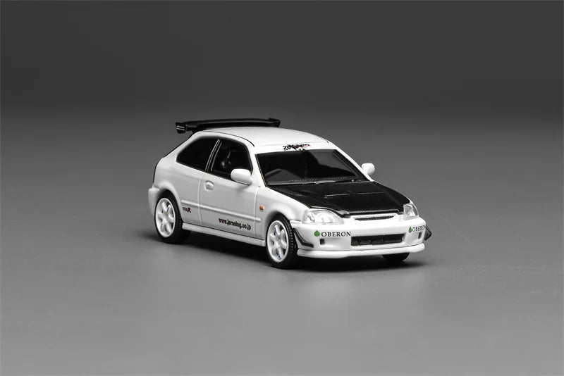 MOTORHELIX 1:64 Civic TYPE R EK9 j's Racing Die-Cast Car Model Miniature Gifts