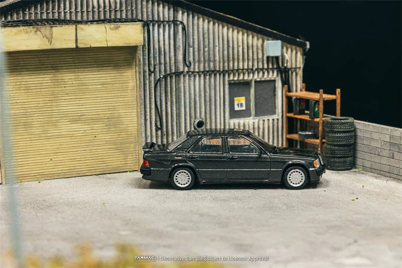 Tarmac Work 1:64 RWB 997 Black / 190 E GT3 Fire Monkey Diecast Model Car
