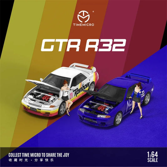 [PreSale]  Time Micro 1:64 GTR R32 Diecast Model Car