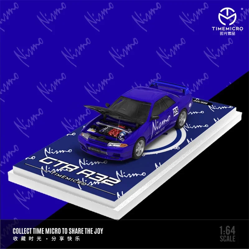 [PreSale]  Time Micro 1:64 GTR R32 Diecast Model Car