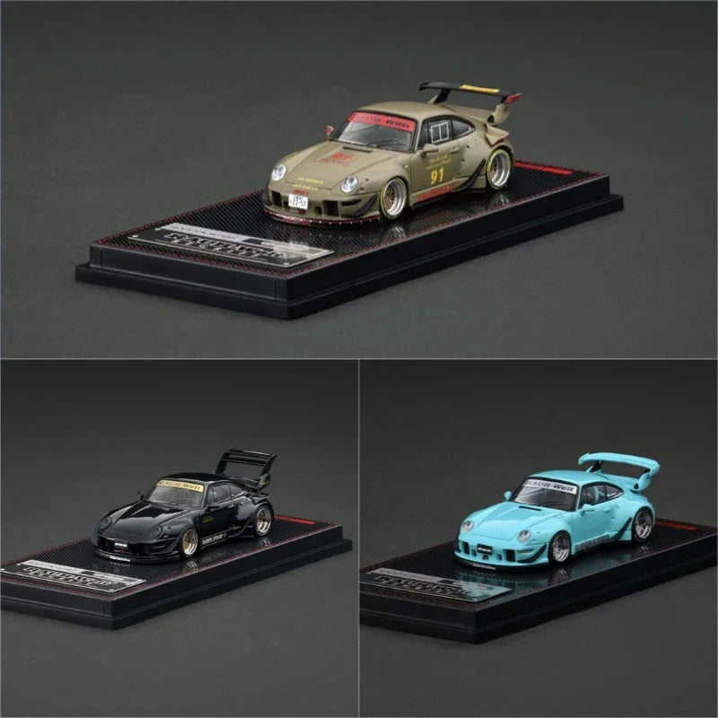 IG 1:64 RWB993 Die-Cast Car Model Miniature Gifts