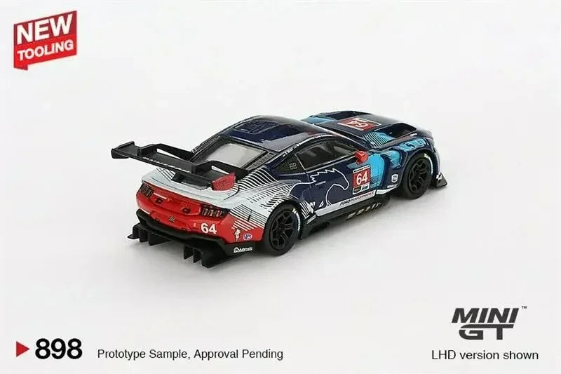 MINI GT 1:64 Mustang GT3 NO.64 Multimatic 2024 IMSA Daytona 24Hrs Die-Cast Car Model Miniature Gifts