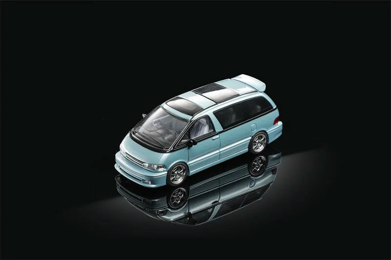MORTAL1:64 Previa Mocha Brown / Ice Blue Cresta Mk5 X100 2.5 Roulant G Diecast Model Car