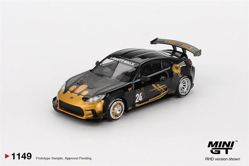 MINI GT 1:64 720S LB Works Shelby GT500 Dragon Snake Lancia Delta HF Integrale RX7 GR86 KPGC10 Kaido Street V2 Diecast Model Car