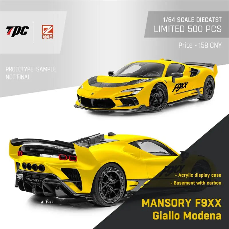 DCM x TPC 1:64 Mansory SF90 F9XX Stradale / Spider limited500 Diecast Model Car