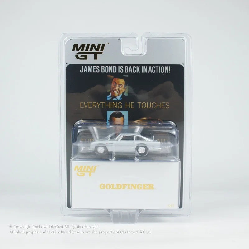 MINI GT 1:64 DB5 007 Goldfinger RHD Diecast Model Car