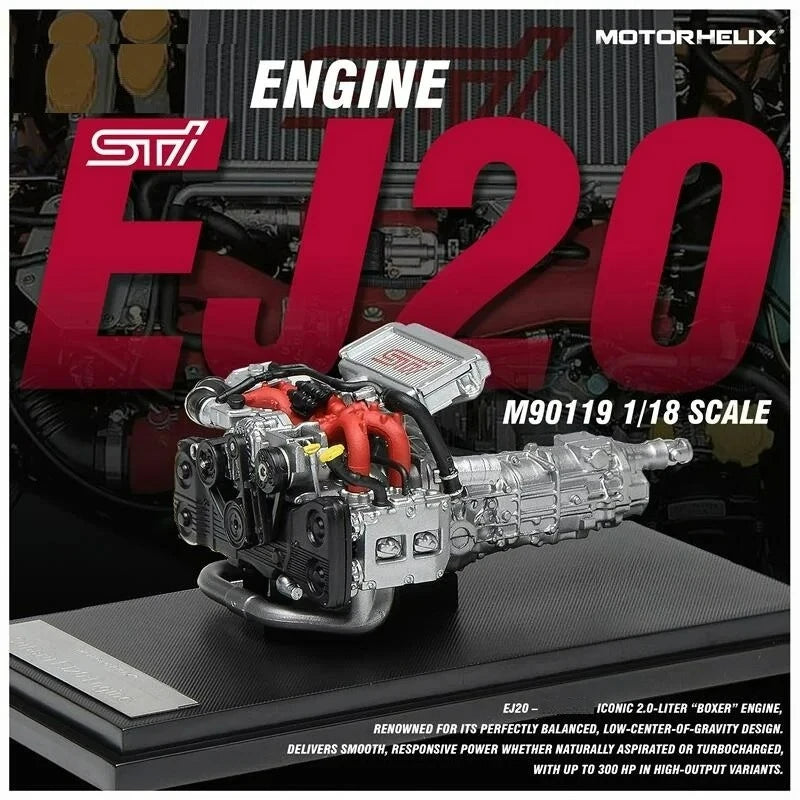 Motorhelix MH 1:18 Engine ABS Model Miniature Gifts
